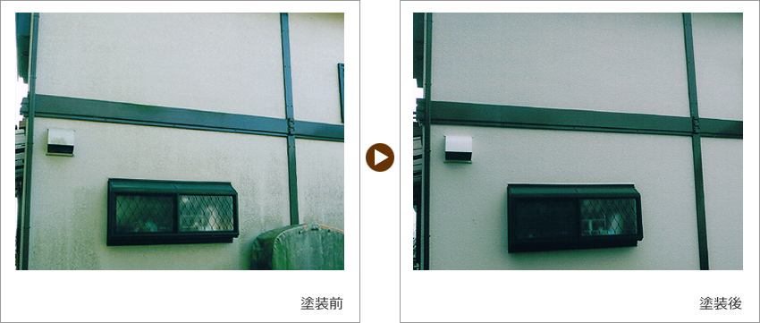兵庫県小野市のお客様の家の塗装前、塗装後の写真02