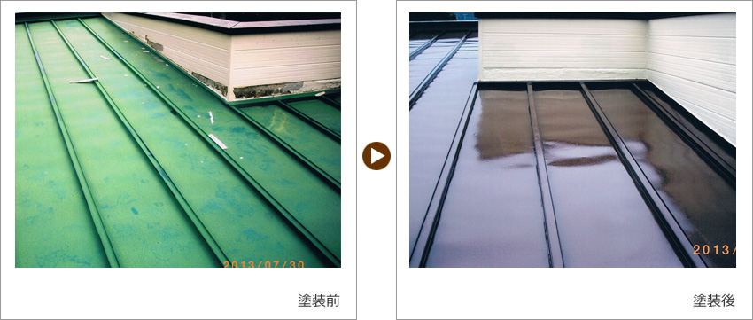 栃木県日光市のお客様の家の塗装前、塗装後の写真01