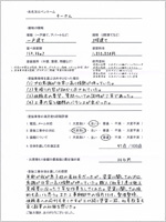 三重県三重郡のお客様のアンケート用紙（小）