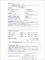 千葉県市原市のお客様のアンケート用紙(小)