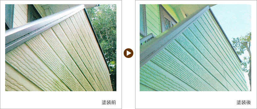 東京都杉並区のお客様の家の塗装前、塗装後の写真04