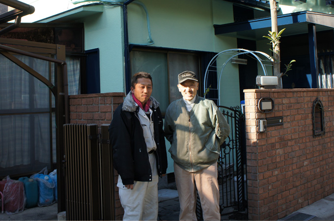 T様、ペンキ屋ケンちゃん 小川塗装さんのツーショット写真