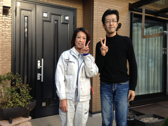 H様とユウマペイントさんのツーショット写真