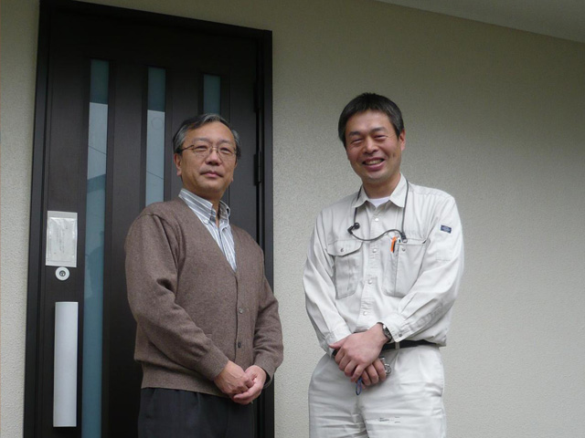 K様、正興さんのツーショット写真