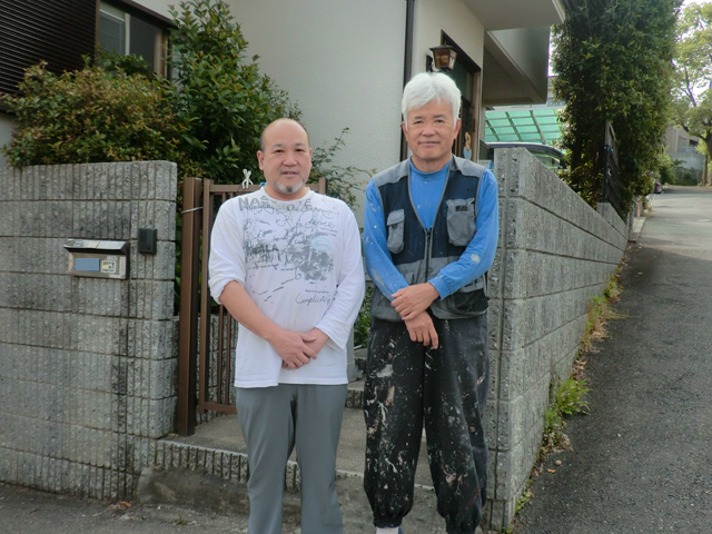 T様、高橋塗装店さんのツーーショット写真