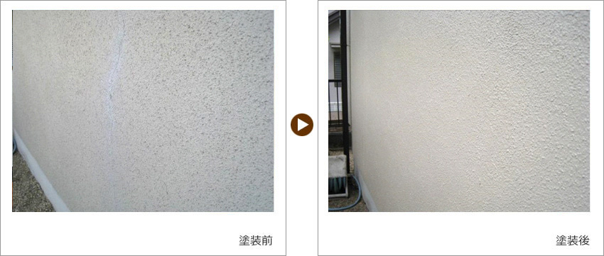 I様の家の塗装前、塗装後の写真06
