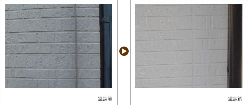 F様の家の塗装前、塗装後の写真04