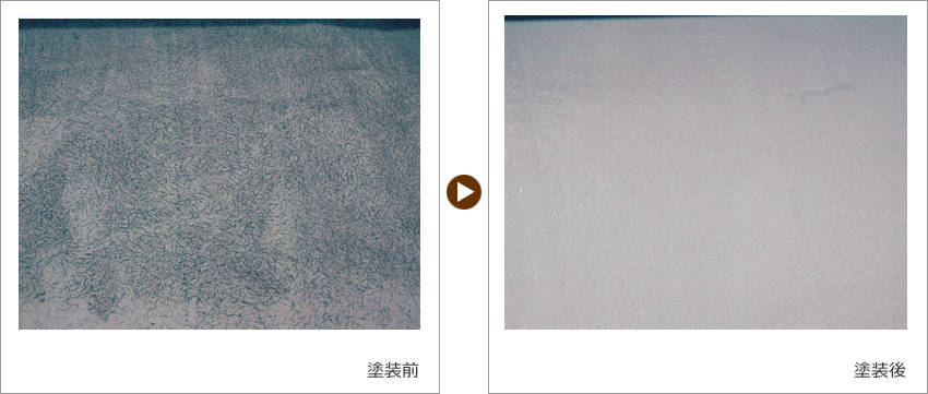 O様の家の塗装前、塗装後の写真02